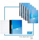 Plastic RC File Transparent Blue