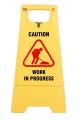 Caution Sign Board Working in Progress