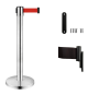 Queue Manager with 2 Meter Red Belt - (Set of 1 Poll)