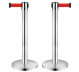 Queue Manager with 2 Meter Red Belt - (Set of 2Poll)