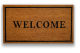 Coco Coir Door Mat Heavy Duty Welcome Doormat, 17”x30” Size,