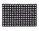 PVC Rubber Outdoor Door Mat (41x61 cm,Black)