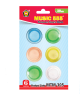 Magnetic Buttons for Magnetic Whiteboard Pack of 6