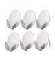 Wall Hooks Round Set of 6