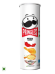 Pringles Potato Chips - Pizza Flavoured, Crunchy, Crispy, 107g