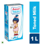 Amul Taaza Homogenised Toned Milk, 1 Ltr