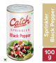 Catch Black Pepper Sprinklers - Adds Flavour & Aroma, 100 g