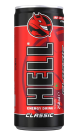HELL ENERGY Drink - Classic, Caffeinated Beverage, 250 ml