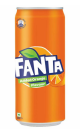 Fanta Soft Drink - Orange Flavoured, Refreshing, 300 ml Can