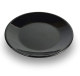 Premium Resistant Microwave Round Black Half Plates