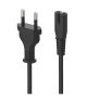 TECH-X 4 Feet 2-pin Universal Replacement AC Power Cord Cable