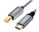 Tukzer High Speed USB Type C to USB B 2.0 Printer Cable