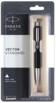 Parker Vector Standard Chrome Trim Ball Pen