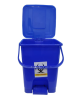 Plastic Pedal Dustbin Bio Medical Waste 10 Ltr Blue