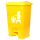 Plastic Pedal Dustbin Bio Medical Waste 15 Ltr Yellow