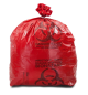 Biohazard-Medical Waste Garbage Bag Red Medium