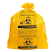 Biohazard-Medical Waste Garbage Bag Yellow Medium