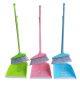 Plastic Dust Pan With Long Handle Brush