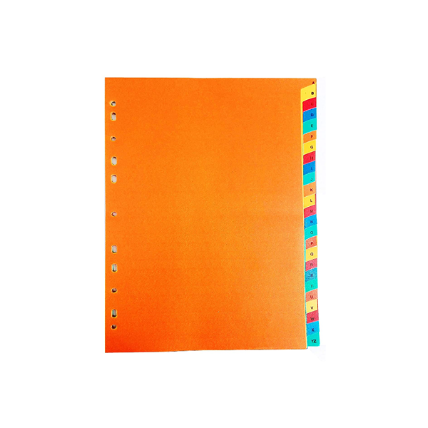 Plastic File Separators Dividers 25 Sheets Multi-Color